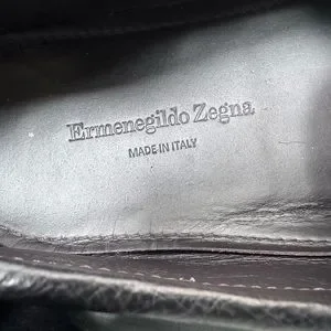 Lightly worn pair of Zegna leather driving shoes Ermenegildo Zegna Shoes | The RealReal main image 4